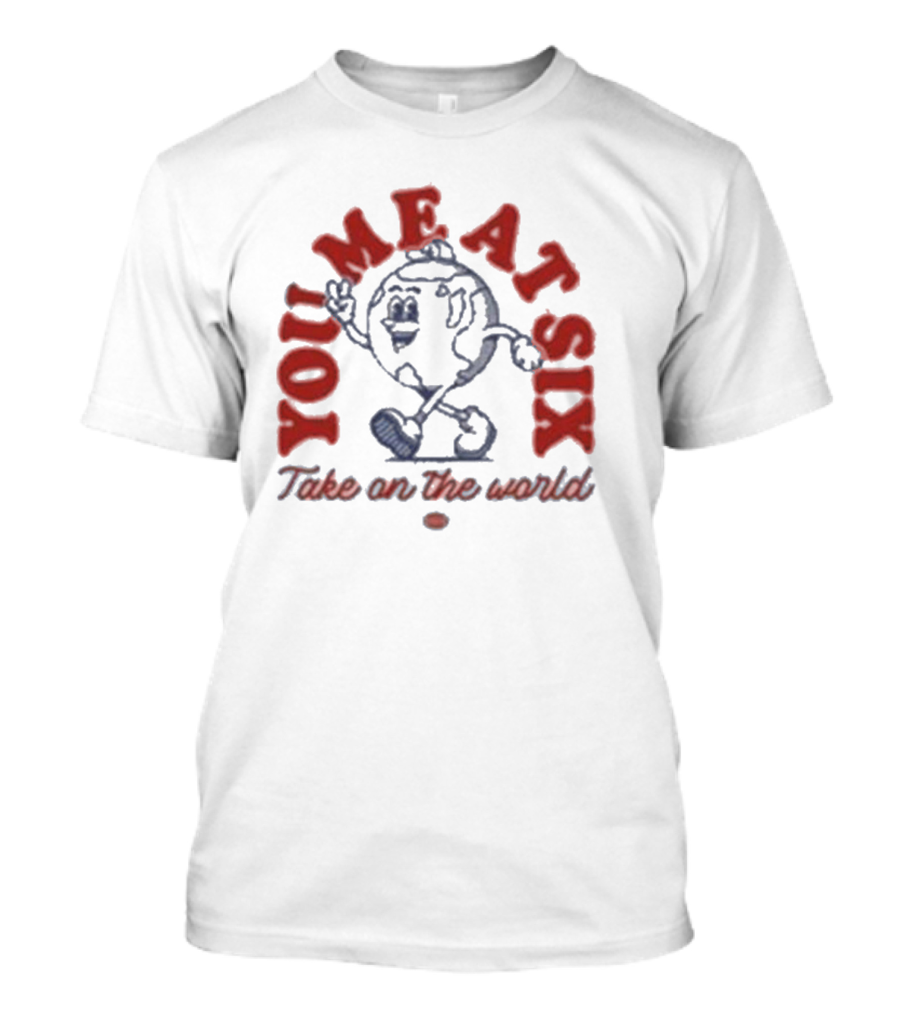 You Me At Six Take On The World Walking Globe Character T-Shirt
