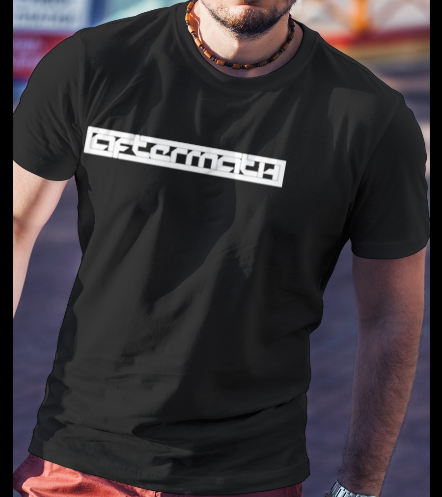 Aftermath Geometric Text T-Shirt