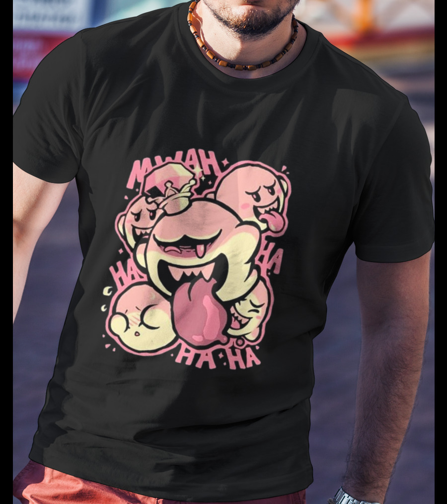 MWAHA HA HA Evil Laugh Pixel Eyeball The Yetee T-Shirt