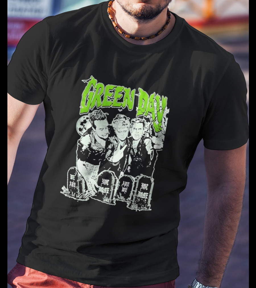 Green Day Zombies You Are We Are Glow-In-The-Dark T-Shirt