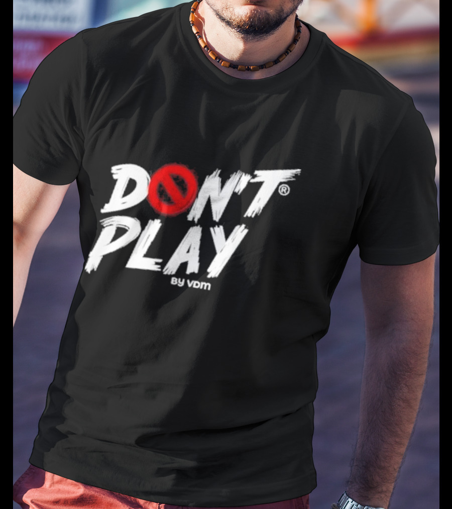 Martins Vincent Otse Don't Play VDM Red Circle T-Shirt