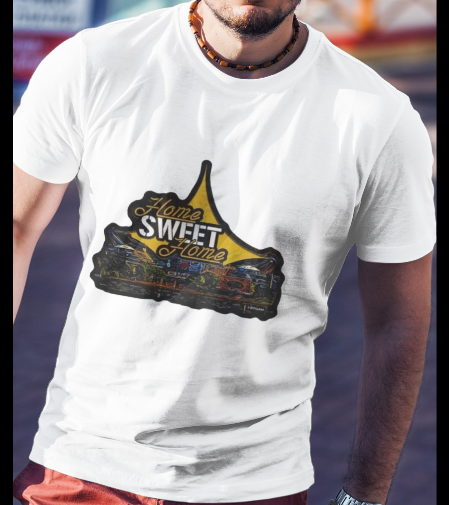 Home Sweet Home Custom Car Art Neon Sign T-Shirt