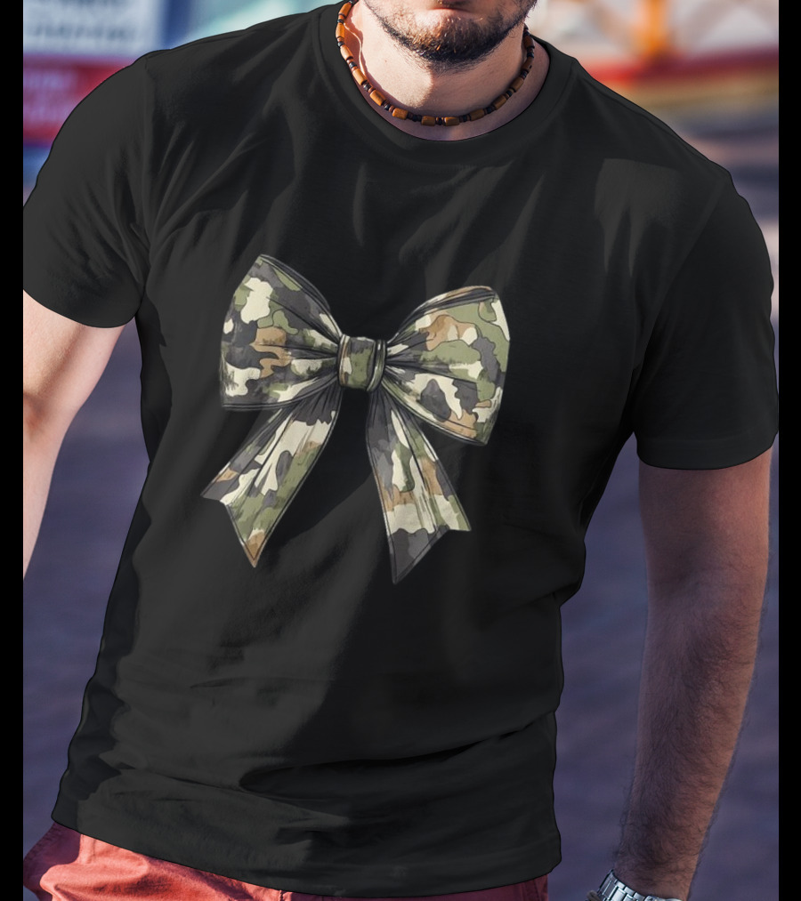 Camouflage Camo Coquette Bow Hunting Old T-Shirt