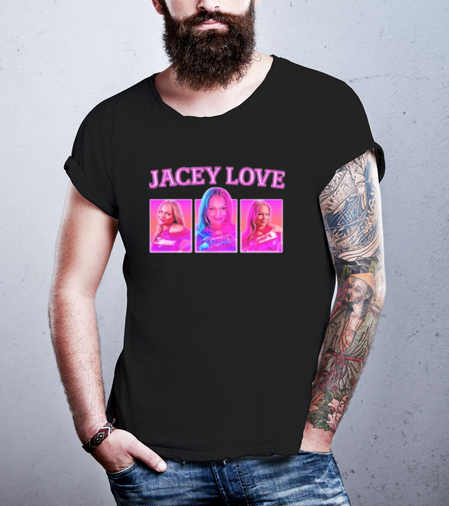 Jacey Love 90s Nostalgia Pop Art Triptych T-Shirt