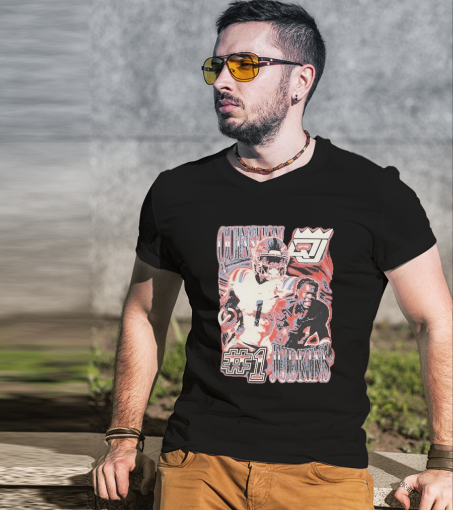 Quinshon Judkins #1 Football RJ T-Shirt