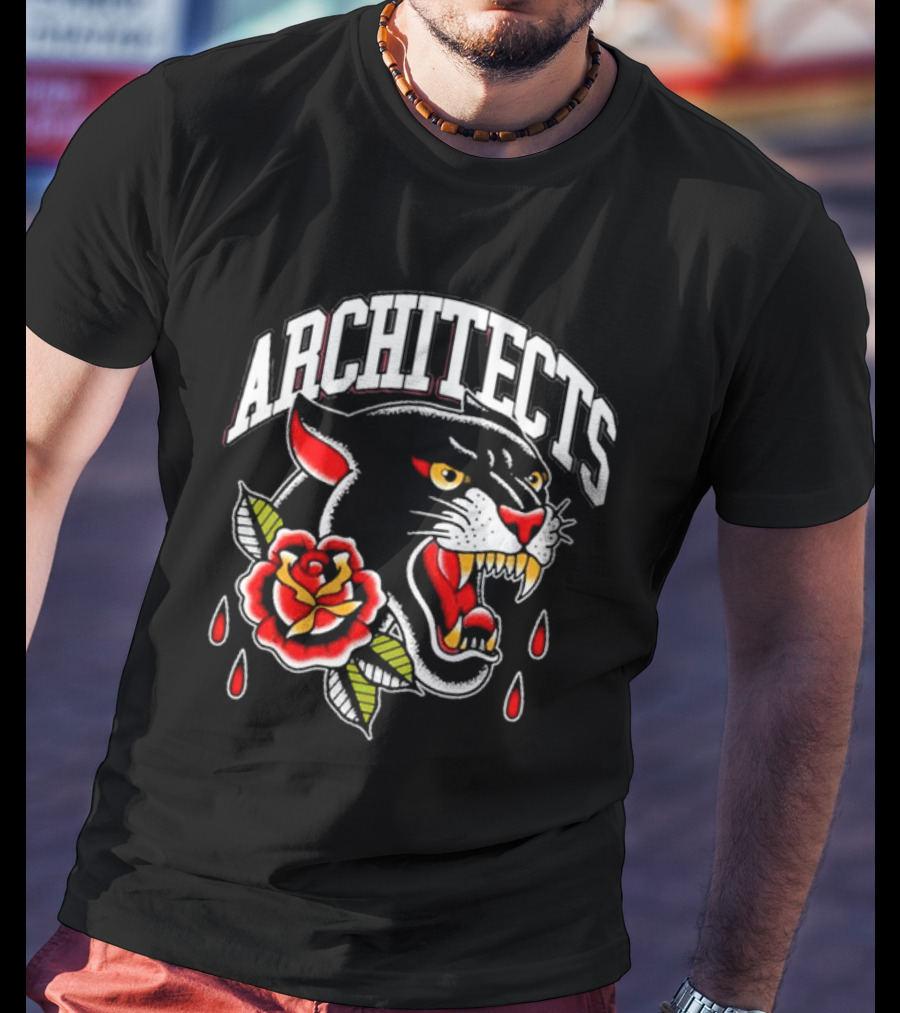 ARCHITECTS Panther Tattoo Black T-Shirt