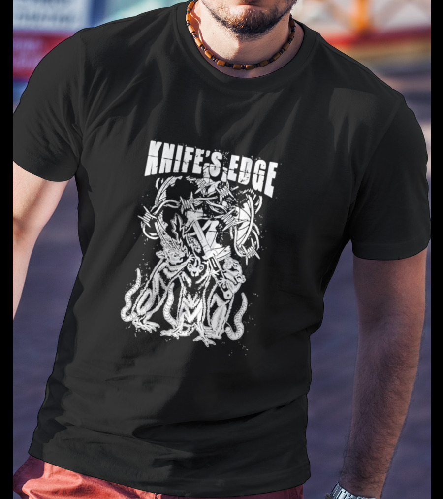 Knife's Edge Rats In Power Barbed Wire Knives T-Shirt