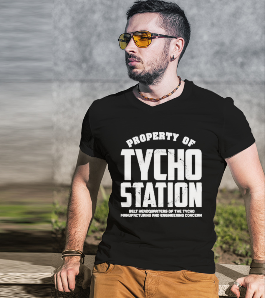 Property Of Tycho Station Belt Headquarters Tycho Manufacturing And Engineering Concern T-Shirt