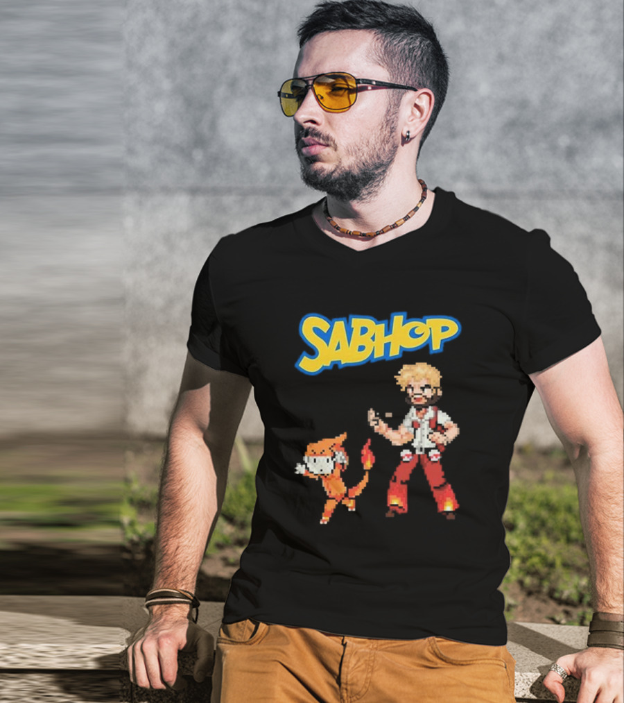 Sabino Sabhop Maestro Pokemon Charmeleon Retro Gaming T-Shirt