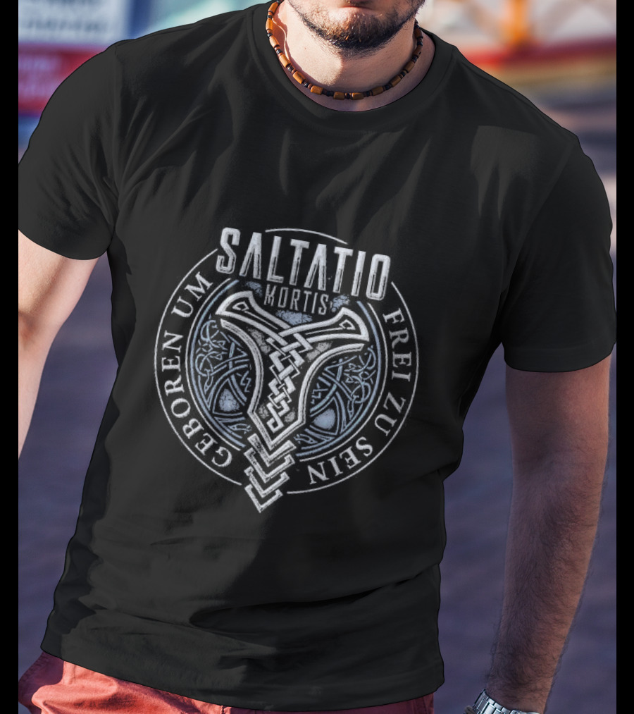 Saltatio Mortis Geboren Um Frei Zu Sein Celtic Knot T-Shirt