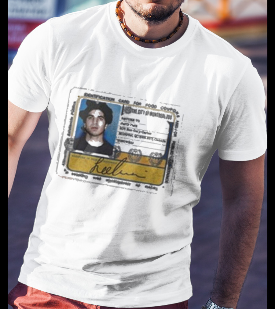 Ariel Helwani Ol Dirty Helwani Identification Card City Of Montreal 200 Identification Card For Food Coupons T-Shirt