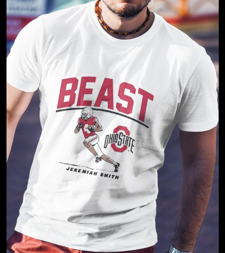 Ohio State Football Beast Jeremiah Smith T-Shirt