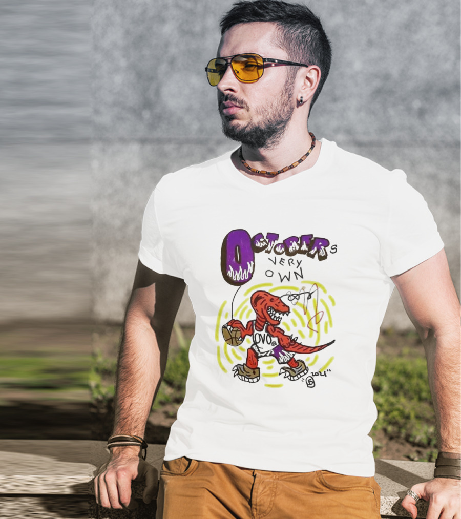 OCTOBER VERY OWN OVO Basketball Dinosaur T-Shirt