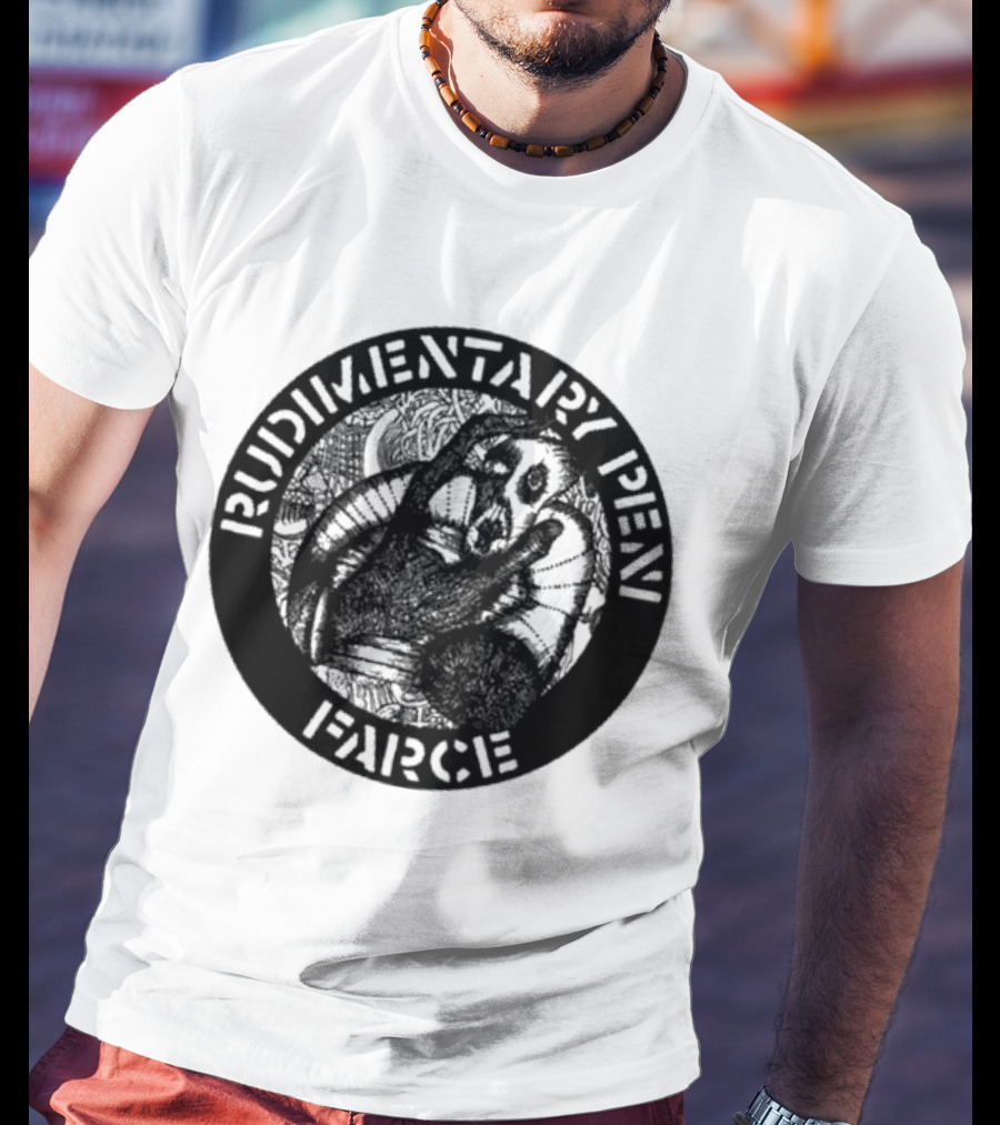 Rudimentary Peni Farce Album T-Shirt