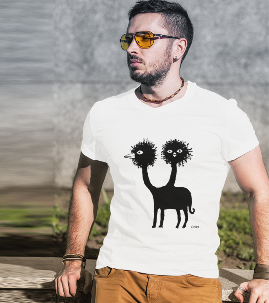 The New Yorker Ed Steed’s Two-Headed Fantasy Creature T-Shirt