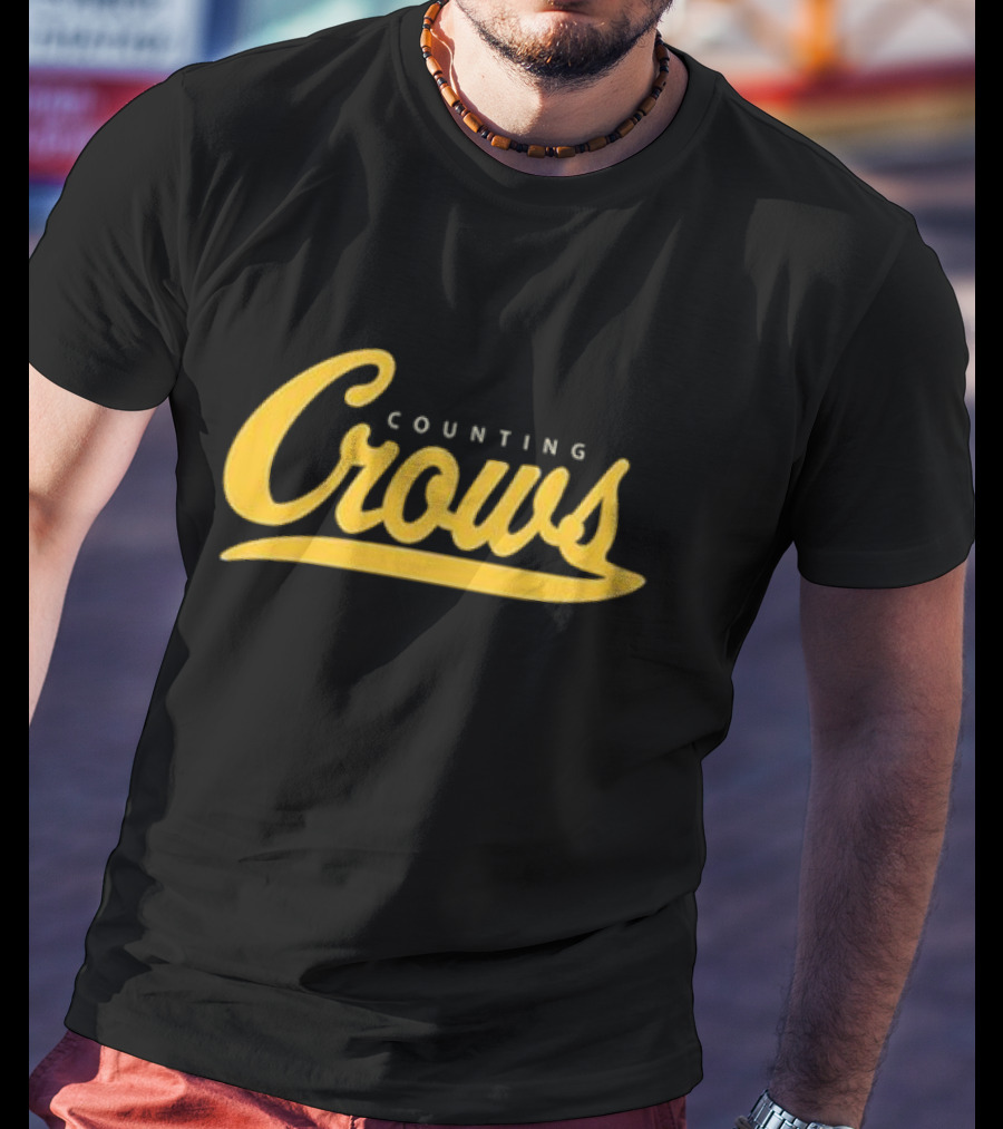 Counting Crows University Cursive Script T-Shirt