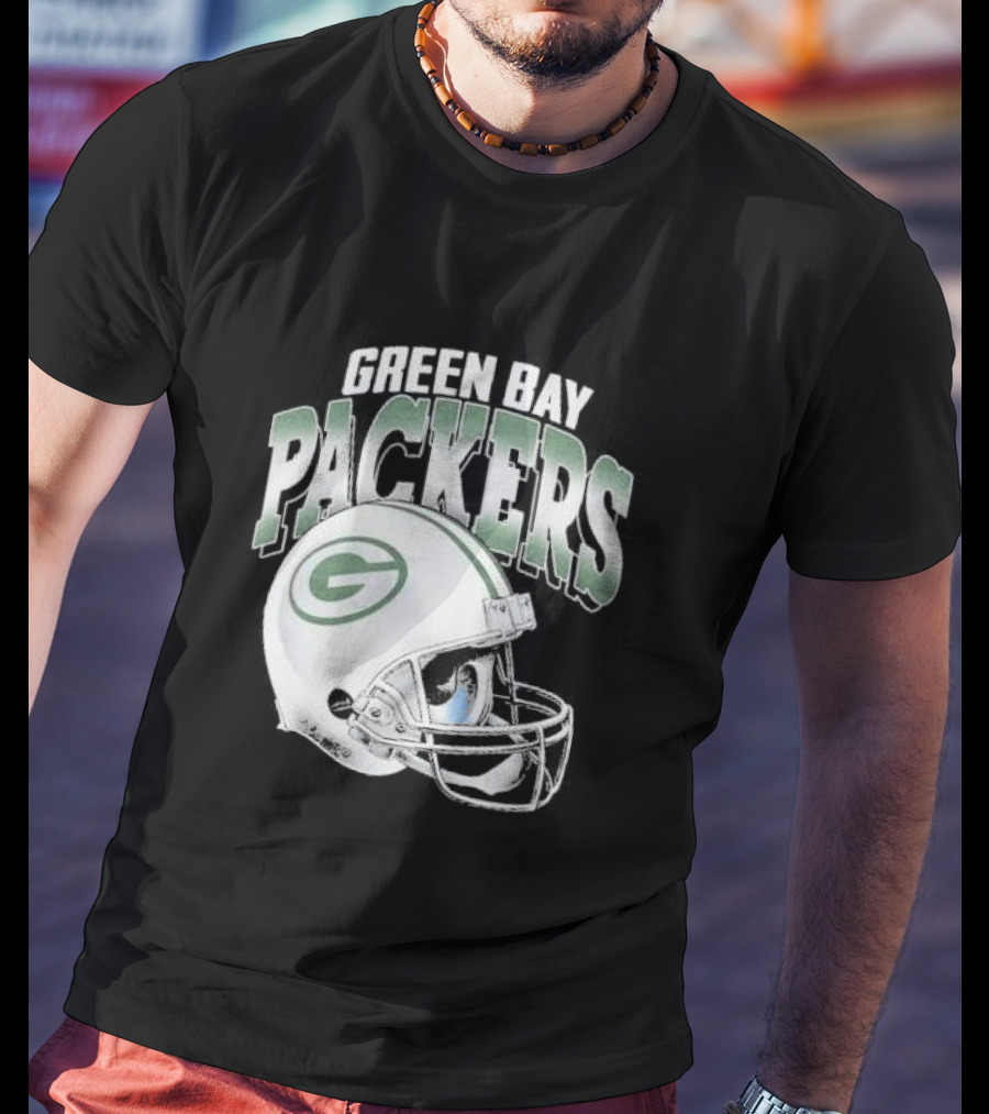 Green Bay Packers Classic Helmet Gradient T-Shirt