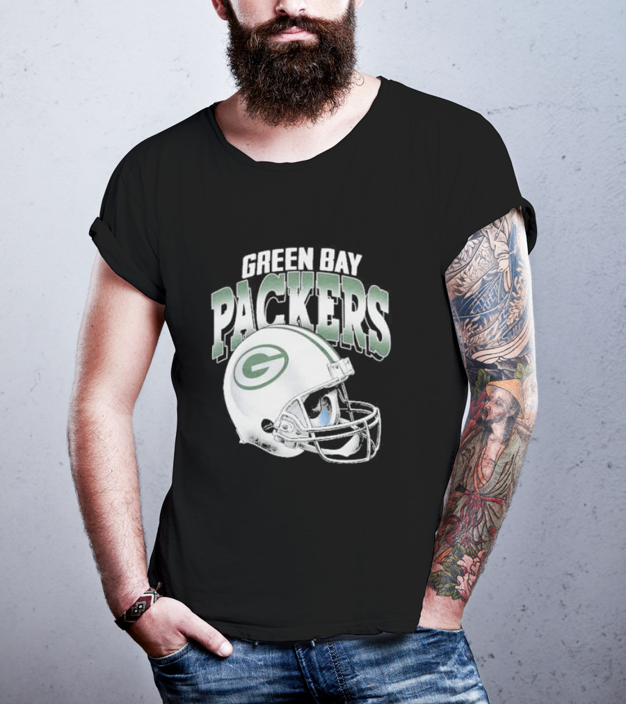 Green Bay Packers Classic Helmet Gradient T-Shirt