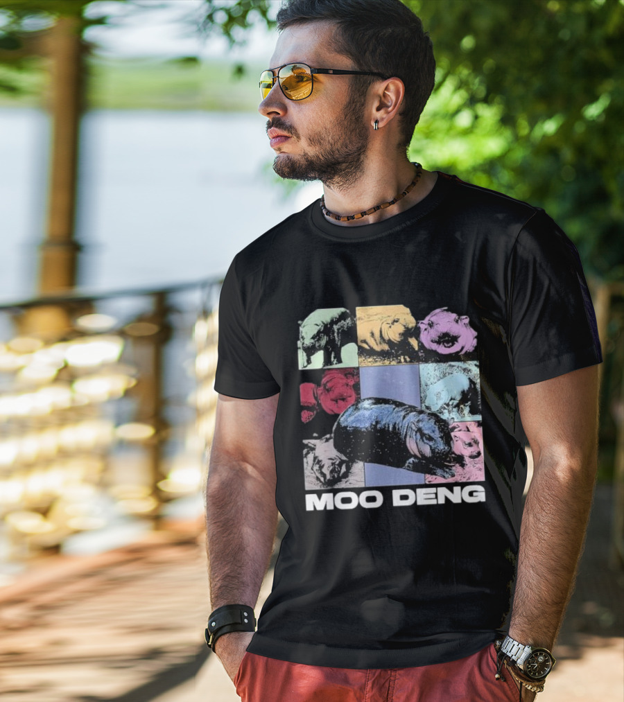 Moo Deng Era Cute Baby Hippo Pop T-Shirt