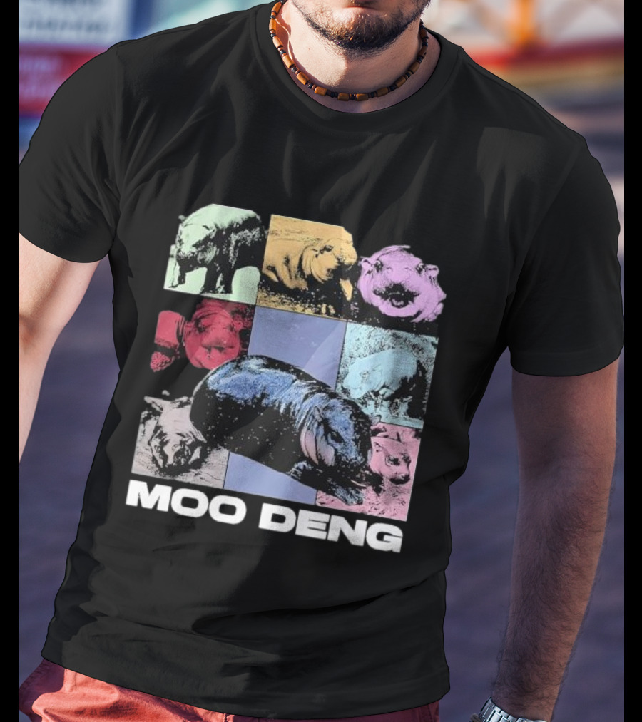Moo Deng Era Cute Baby Hippo Pop T-Shirt