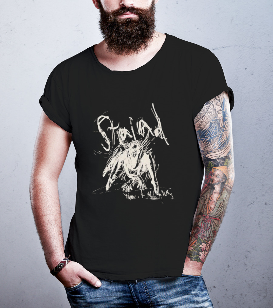 Staind Throw It All Away Demon Sketch T-Shirt