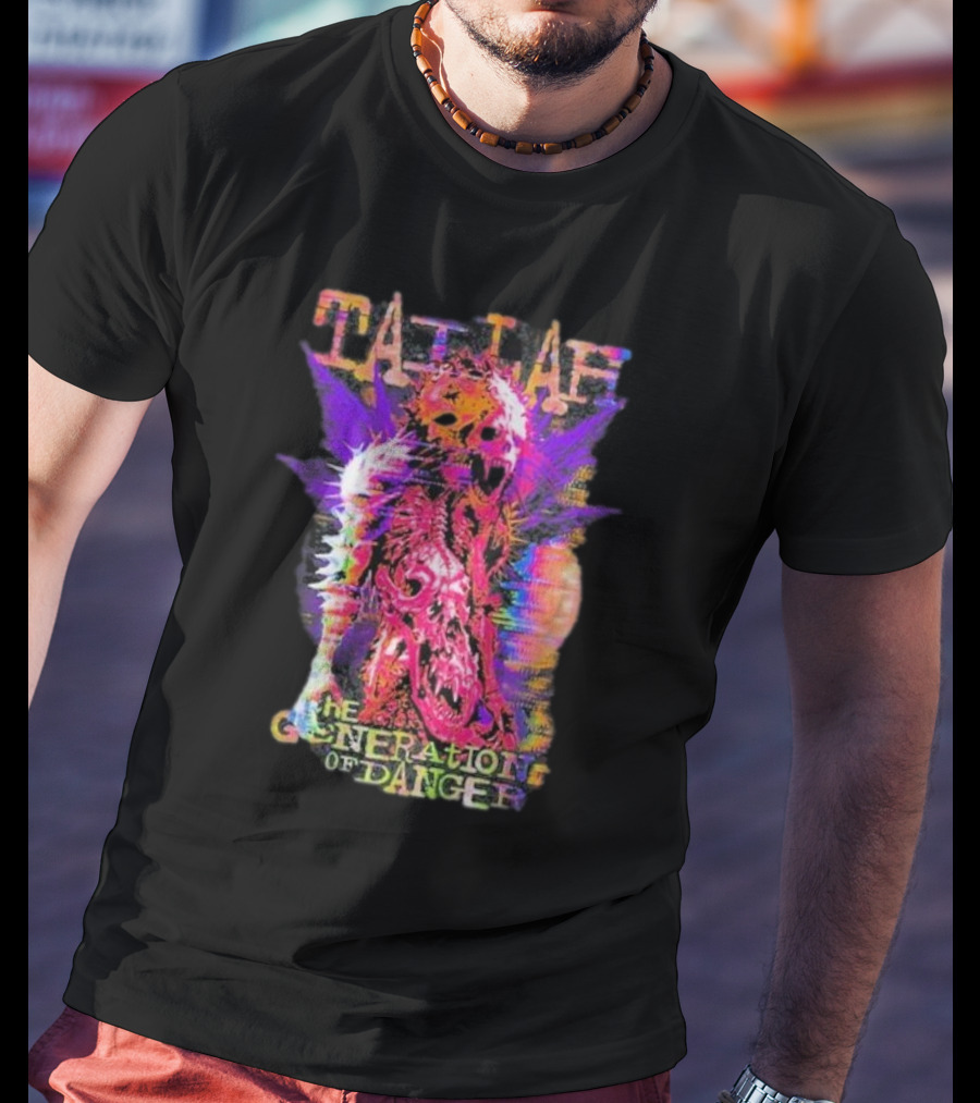 Tallah The Generation Of Danger Nomad Vibrant Skull Warrior T-Shirt