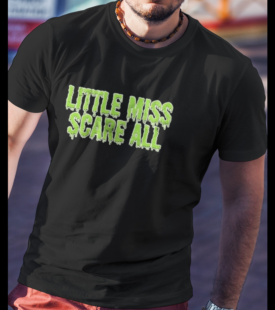 Type O Negative Little Miss Scare All Dripping Green Text T-Shirt