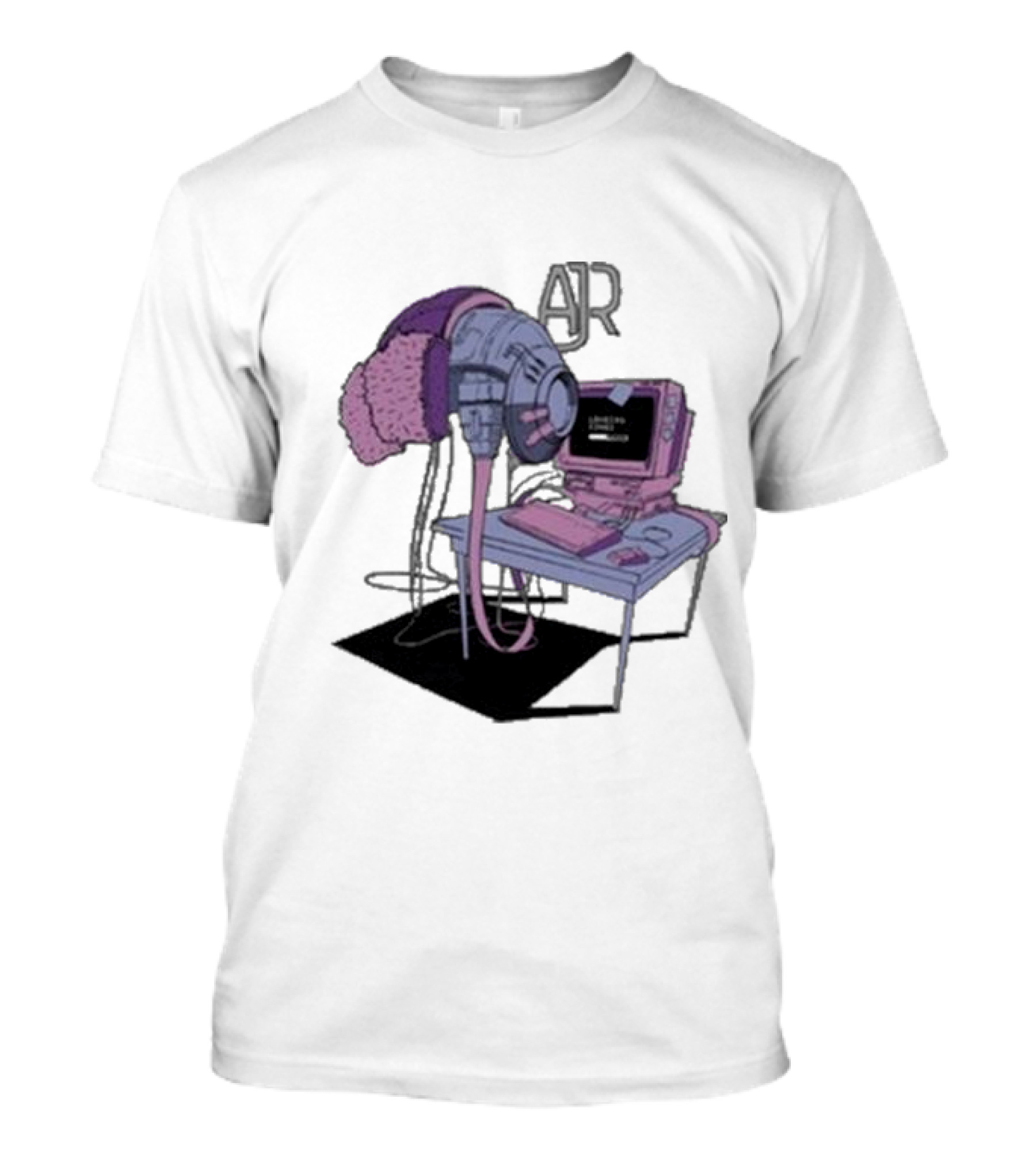 AJR Loading Songs Concert Retro Computer Setup T-Shirt