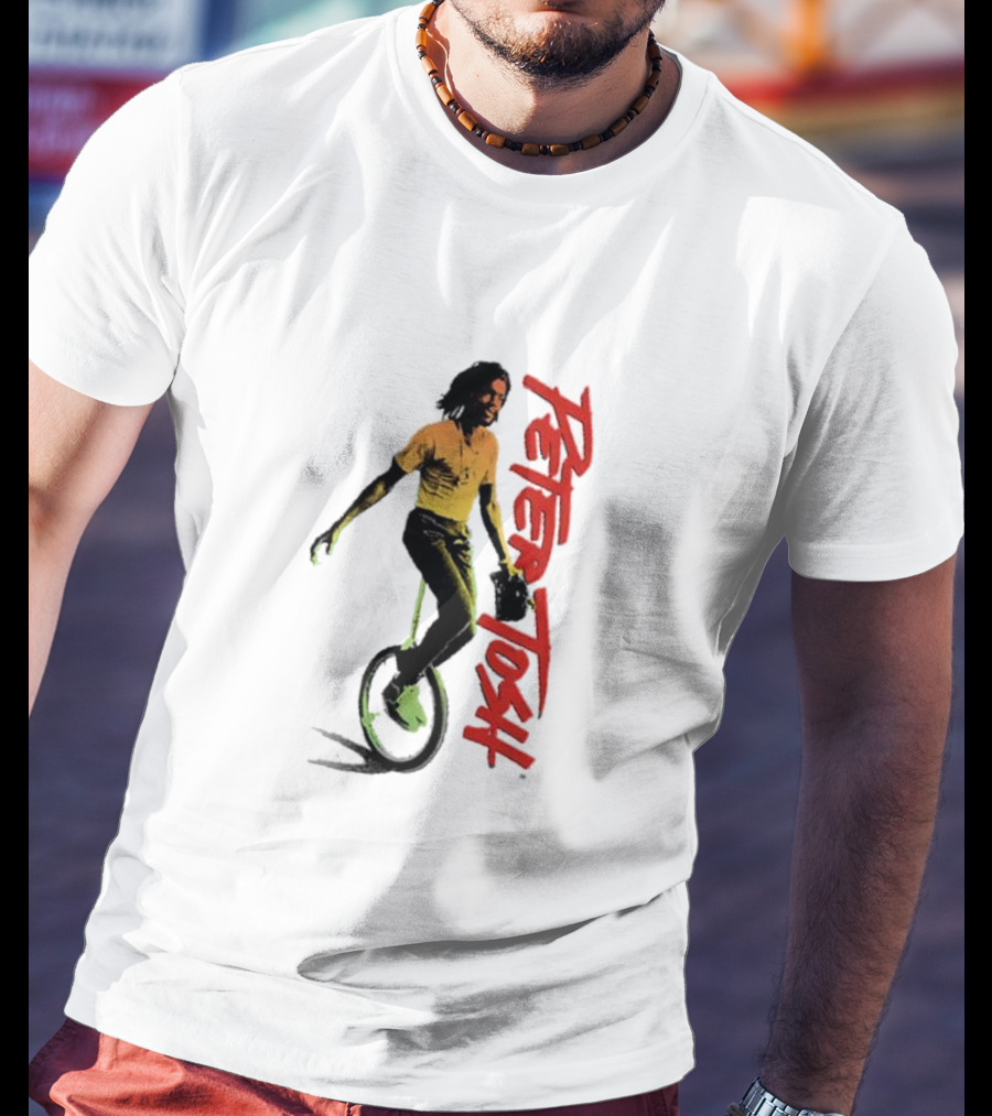 Peter Tosh Unicycle Ride Musician T-Shirt
