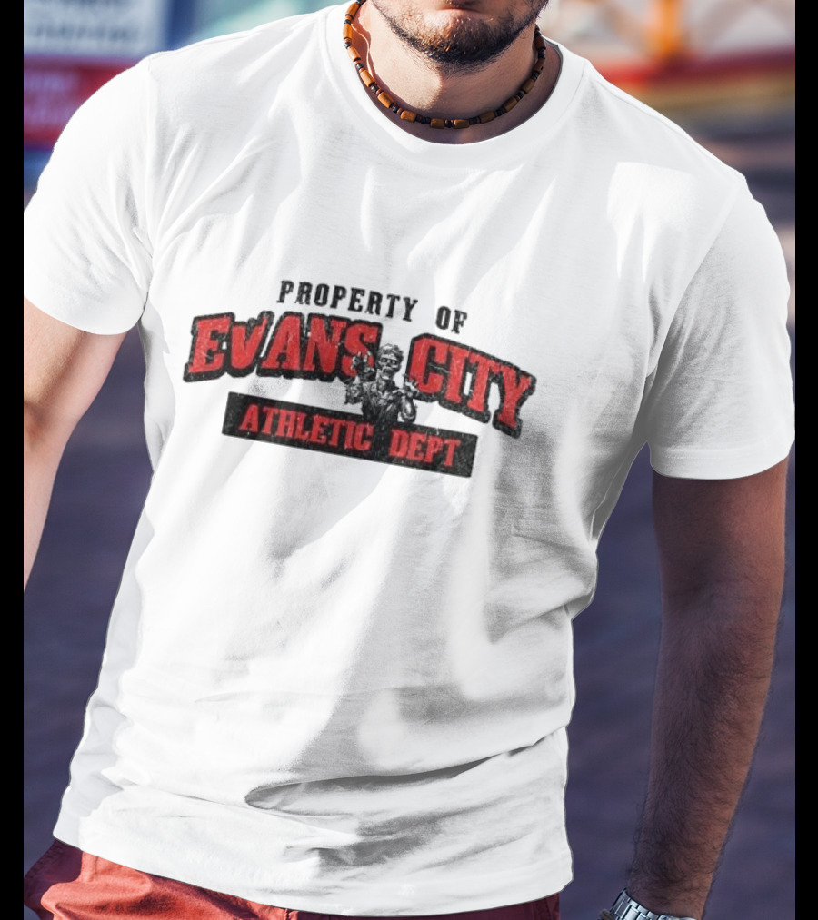 Property Of Evans City Athletic Dept Zombie T-Shirt