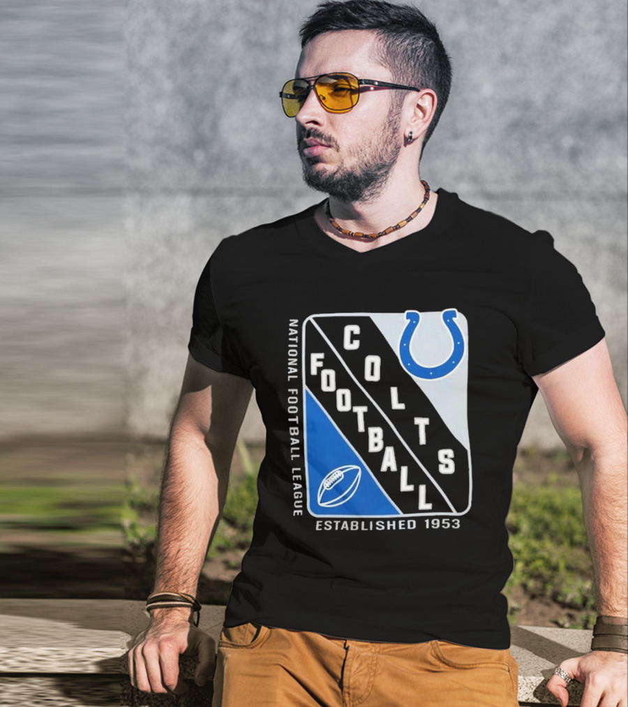 NATIONAL FOOTBALL LEAGUE COLTS FOOTBALL ESTABLISHED 1953 T-Shirt