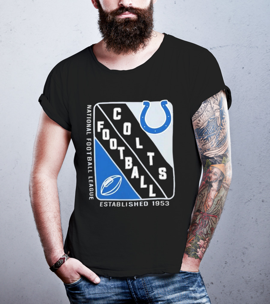 NATIONAL FOOTBALL LEAGUE COLTS FOOTBALL ESTABLISHED 1953 T-Shirt