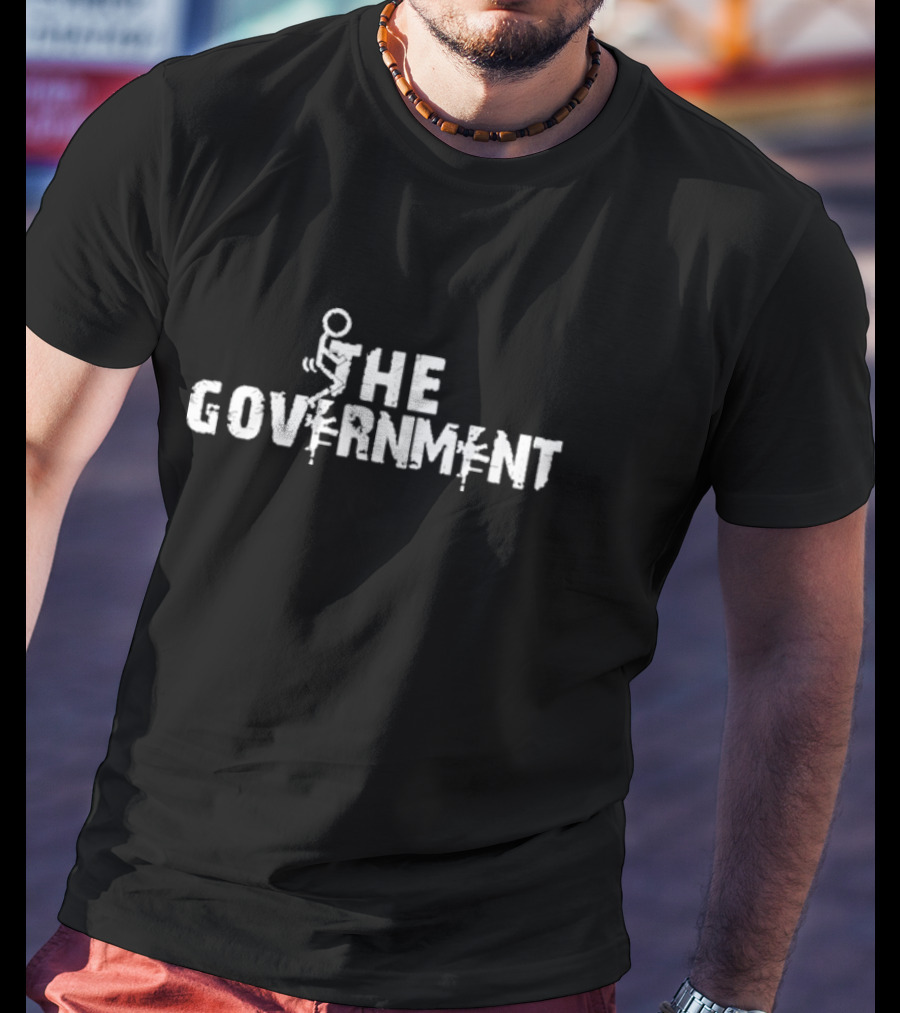 United First Apparel Premium The Government Stick Figure T-Shirt