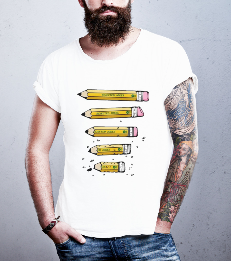 Rejected Jokes Pencil Series Ben Schwartz T-Shirt