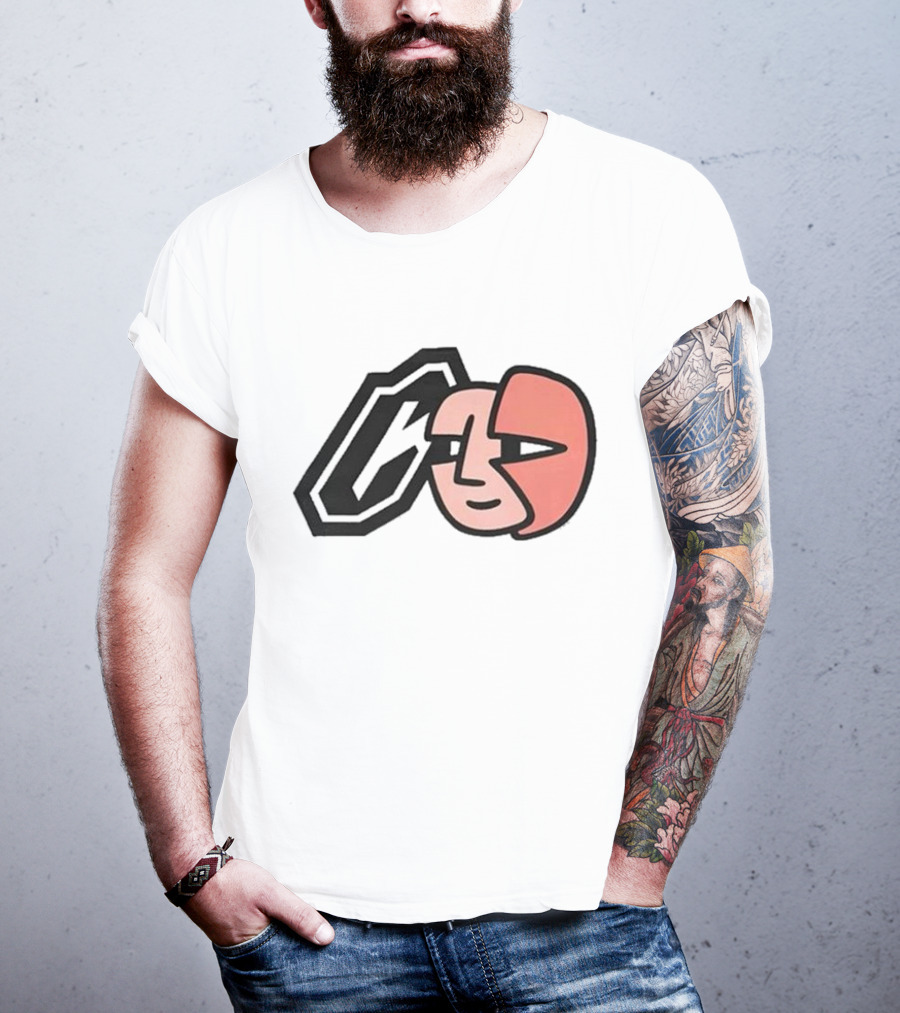 Collective Bikes X Lorem Iconic Face And Abstract Shape T-Shirt