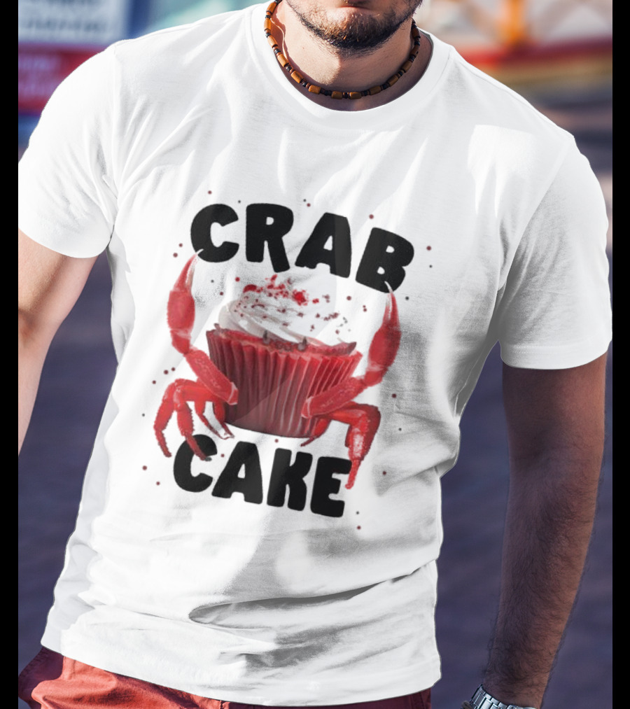 CRAB CAKE Strawberry Cream Cupcake T-Shirt