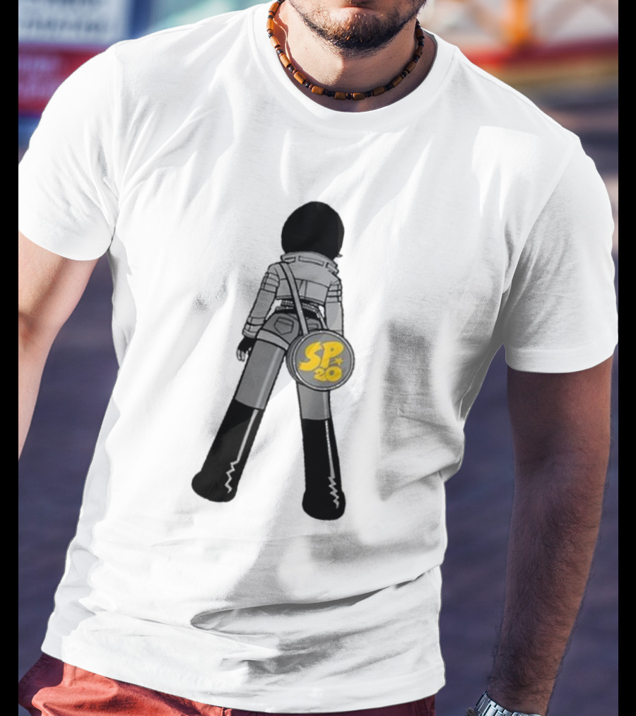 SP20 Ramona Black And Gray Character With Bag T-Shirt