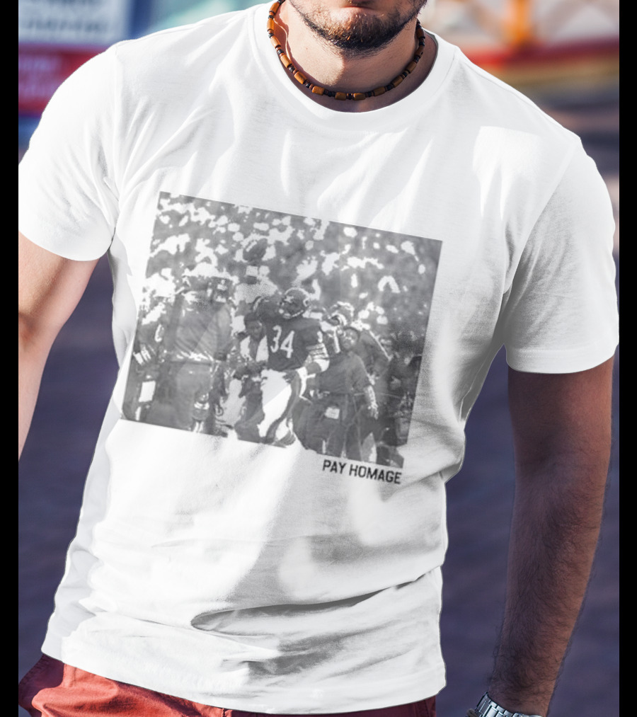 Walter Payton Pay Homage 34 Football Legend T-Shirt