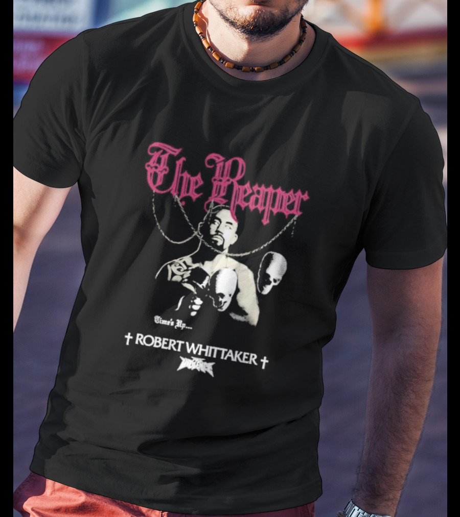 The Reaper Time's Up Robert Whittaker UFC T-Shirt