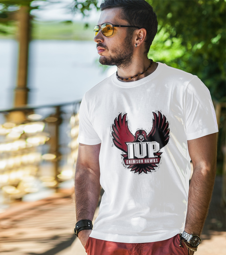 IUP Crimson Hawks Indiana University Pennsylvania NCAA IUPHC002 T-Shirt
