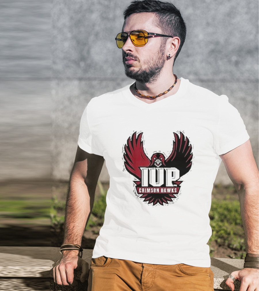 IUP Crimson Hawks Indiana University Pennsylvania NCAA IUPHC002 T-Shirt