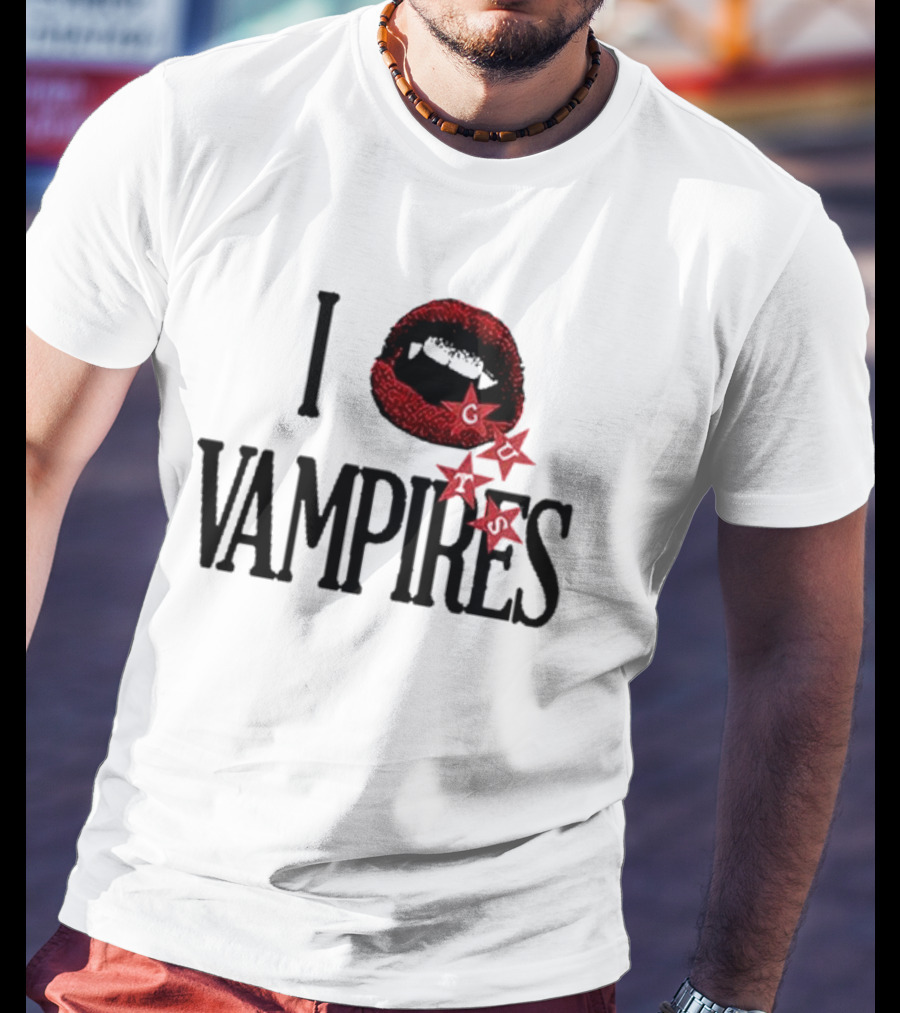 Oliviarodrigo I Love Vampires Guts Lover T-Shirt