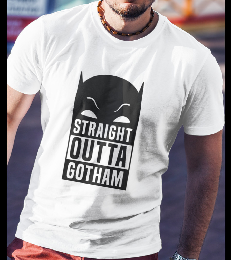Straight Outta Gotham Batman Silhouette Iconic T-Shirt