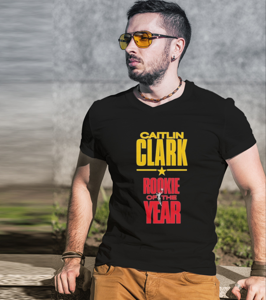 Caitlin Clark Rookie Of The Year Star Athletic Achievement 24 T-Shirt