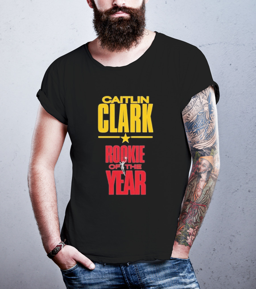 Caitlin Clark Rookie Of The Year Star Athletic Achievement 24 T-Shirt