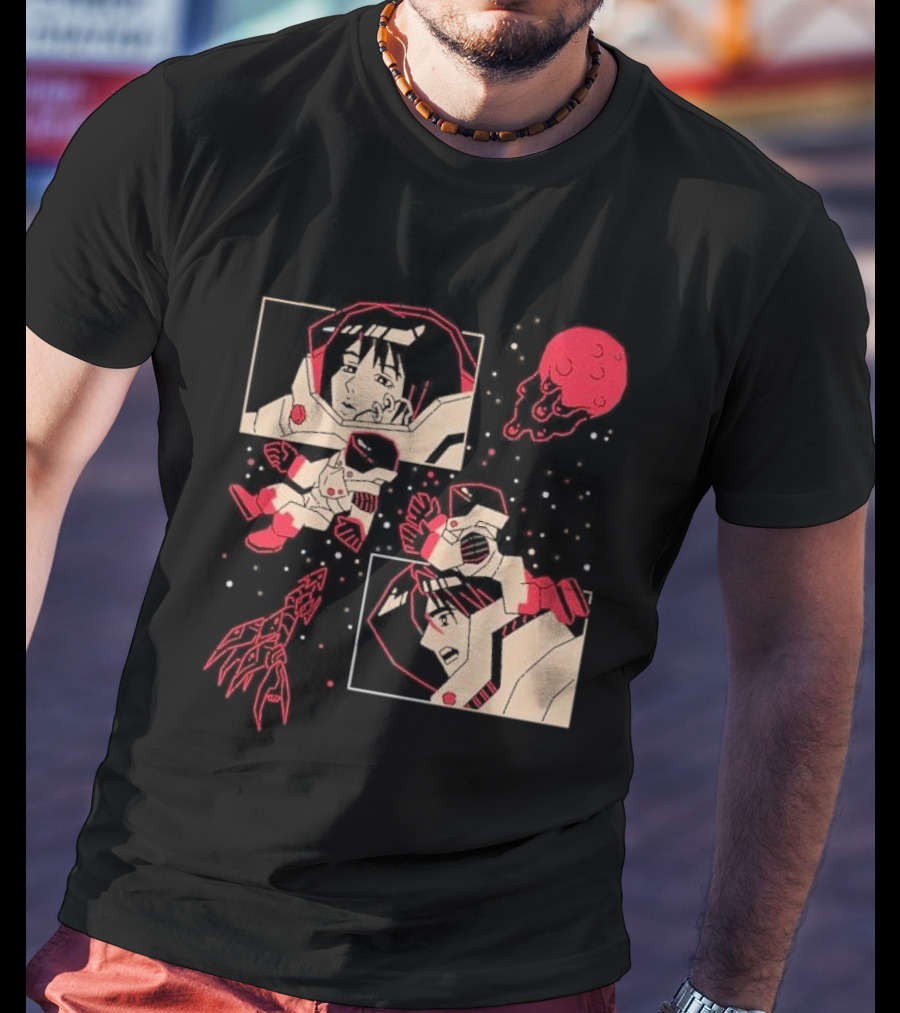 I Will Find You Wherever You Are Japu Space Comic Astronaut Red Planet T-Shirt