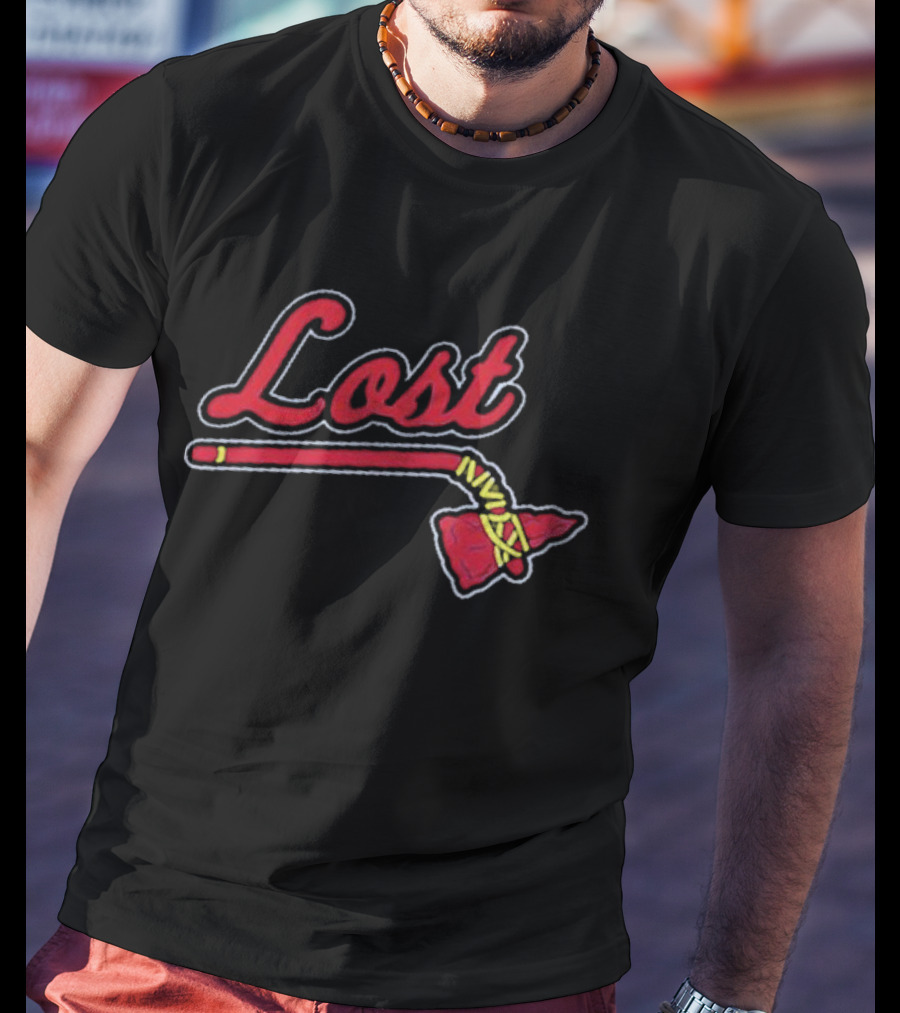 Lost Atlanta Braves Tomahawk T-Shirt