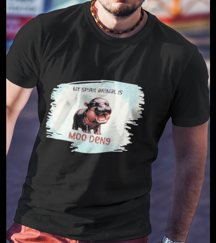 My Spirit Animal Is Moo Deng Hippopotamus T-Shirt