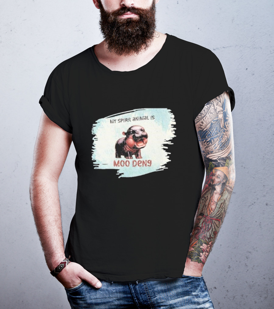 My Spirit Animal Is Moo Deng Hippopotamus T-Shirt
