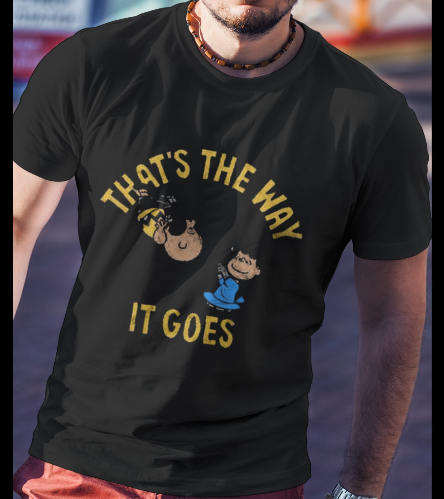Peanuts That's The Way It Goes Charlie Brown Lucy Football T-Shirt